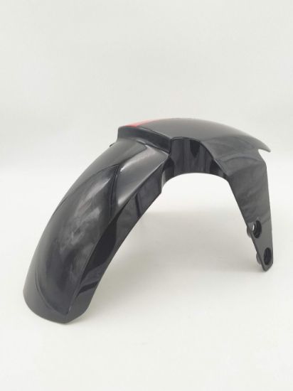 NQi GTS Pro Front fender (Black+ Red) 30406091 NIU N1S-GT Front fender (Black Red) back